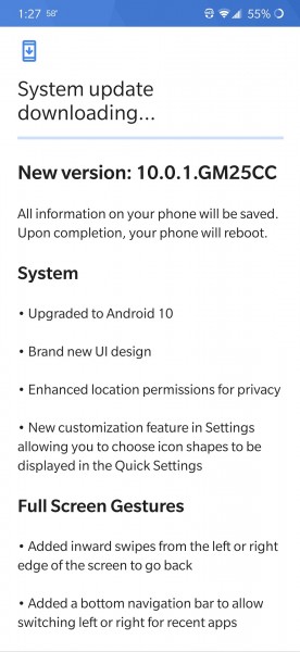 Sprint déploie Android 10 pour OnePlus 7 Pro 5G