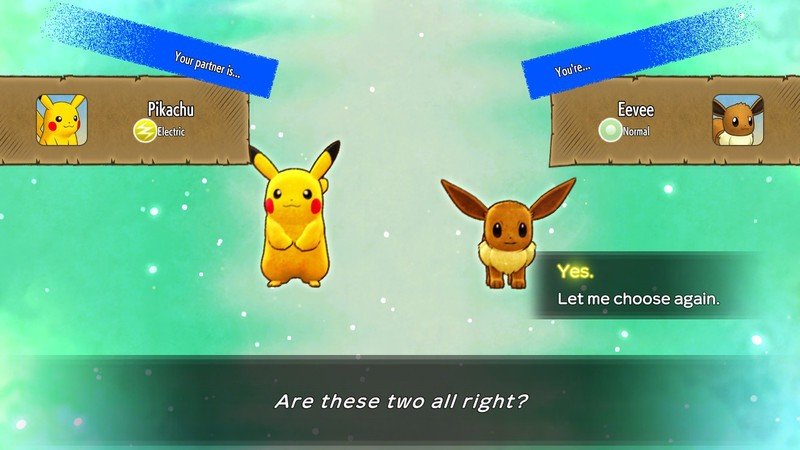 Pokemon Mystery Dungeon Player partenaire partenaire Rechoose