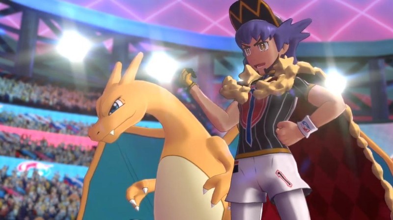 Épée et bouclier Pokémon de Leon Champion de la région de Galar
