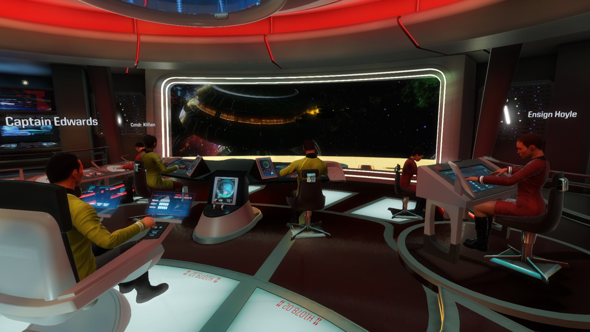 équipage de Star Trek Bridge