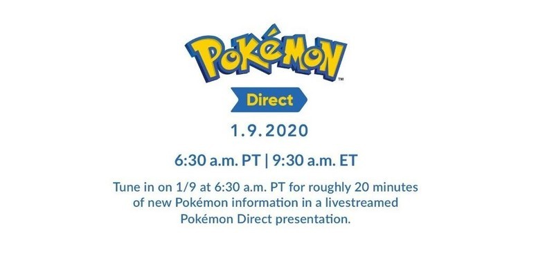 Pokemon Direct 9 janvier 2020