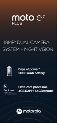 Fuite des spécifications du Moto E7 Plus: Snapdragon 460 SoC et double caméra 48MP