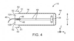 Schémas d'un brevet Apple sur la conception de téléphones pliables