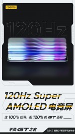 Realme GT: Super AMOLED 120 Hz