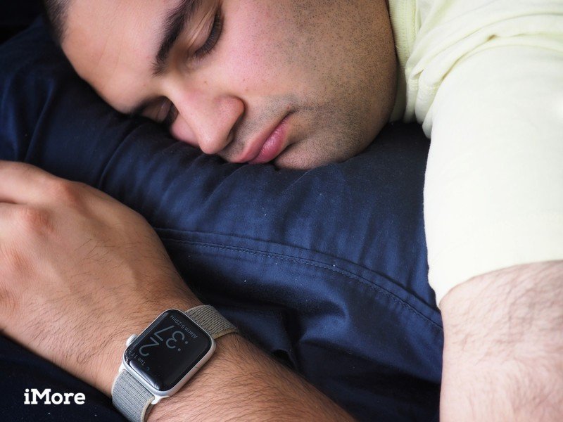 Apple Watch utilisant l'application Sleep