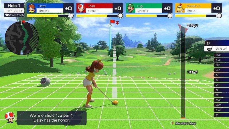 Tee Off Mario Golf Daisy