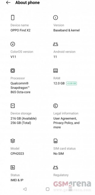 Oppo Find X2 obtient le correctif de sécurité de juin 2021 et la fonction d'extension de RAM avec une nouvelle mise à jour
