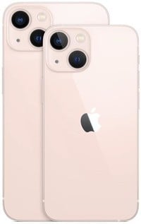 iPhone 13 And Mini Pink Cropped Render