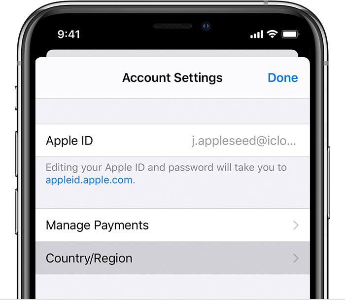 Changer le pays ou la région de l'App Store pour les téléchargements d'applications sur iPhone