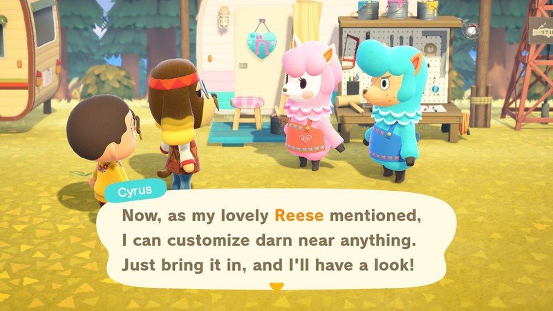 Animal Crossing New Horizons Harveys Island Reese Cyrus