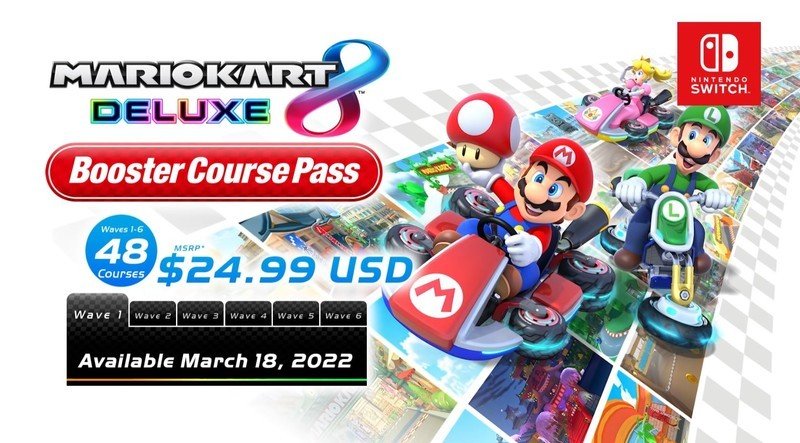 Prix ​​du Pass Cours Booster Mario Kart 8 Deluxe
