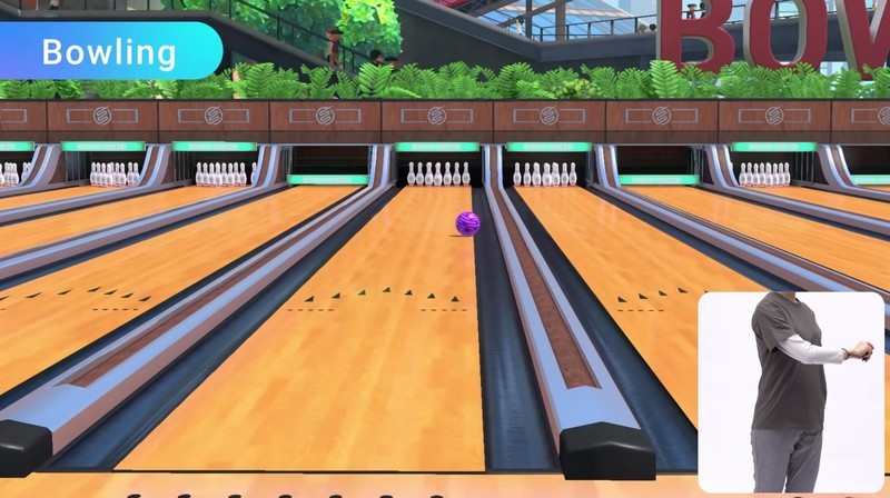 Image de bowling sportif sur Nintendo Switch