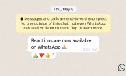 WhatsApp commence à déployer des réactions de message à ses utilisateurs