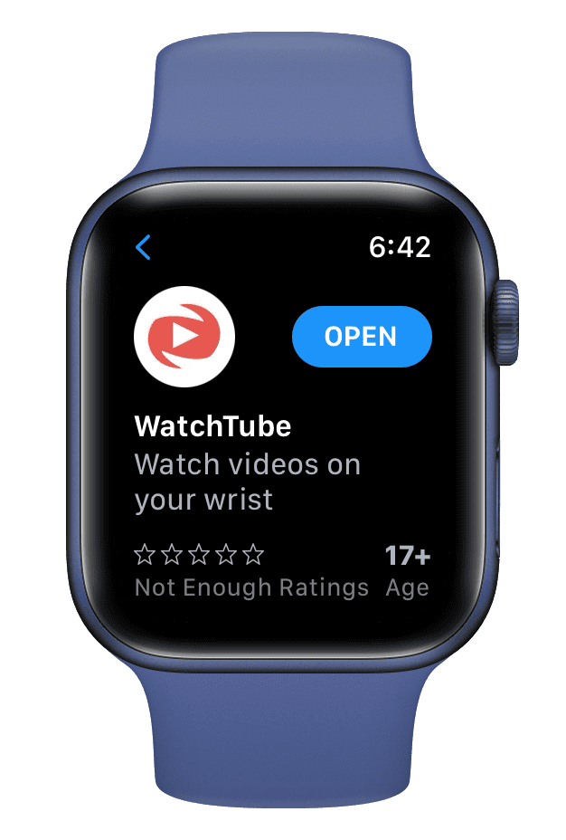 WatchTube pour regarder des vidéos sur votre Apple Watch