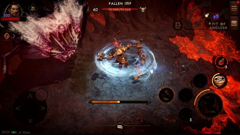 Combat de Diablo Immortal Fallen Imp