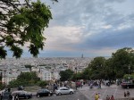 Montmartre at the Sacre-Coeur at dusk