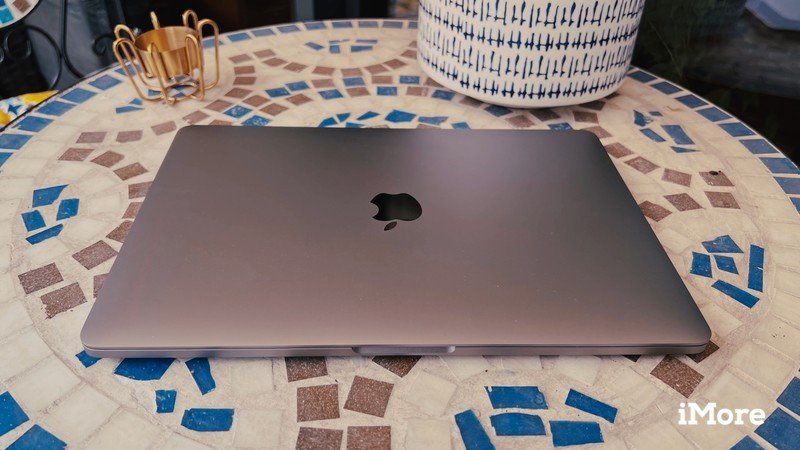 M2 Macbook Pro 13 Inch Closed With Apple Logo Displayed