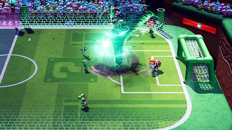 Mario Strikers Battle League Hyper Strike Luigi