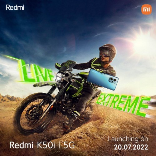 Redmi K50i arrive le 20 juillet, le teaser révèle le design