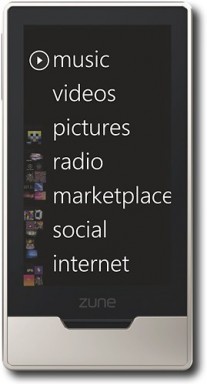 Évolution de l'interface utilisateur Metro : Zune HD