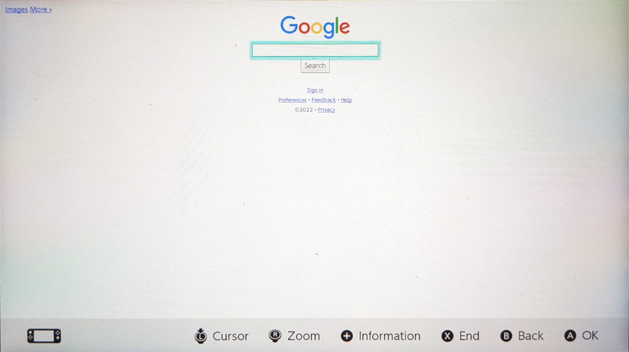 Comment utiliser le navigateur caché sur switch ad switch lite : Google navigue sur internet