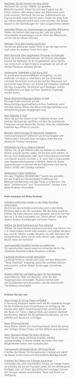 Le journal des modifications complet pour One UI 5.0 beta (en allemand)