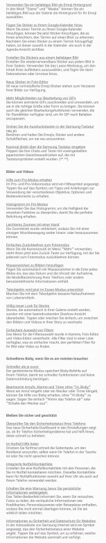 Le journal des modifications complet pour One UI 5.0 beta (en allemand)