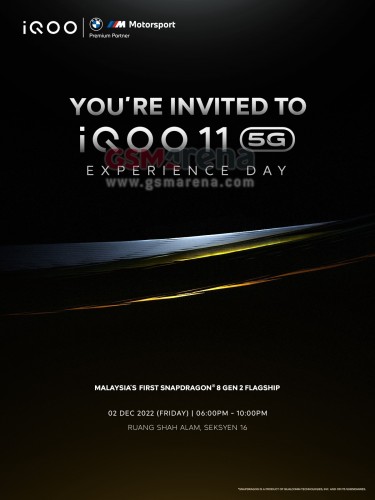 iQOO 11 5G arrive le 2 décembre en tant que «roi des smartphones de jeu» en Malaisie