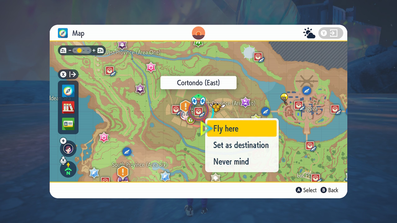 Carte de voyage rapide Pokemon Scarlet et Violet