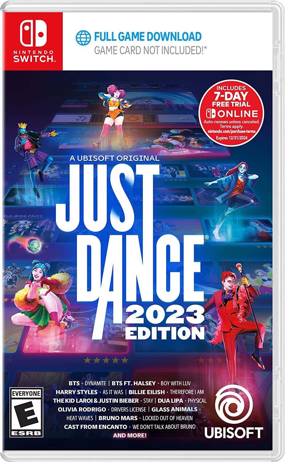 Just Dance 2023 Edition Nintendo Switch game artwork.