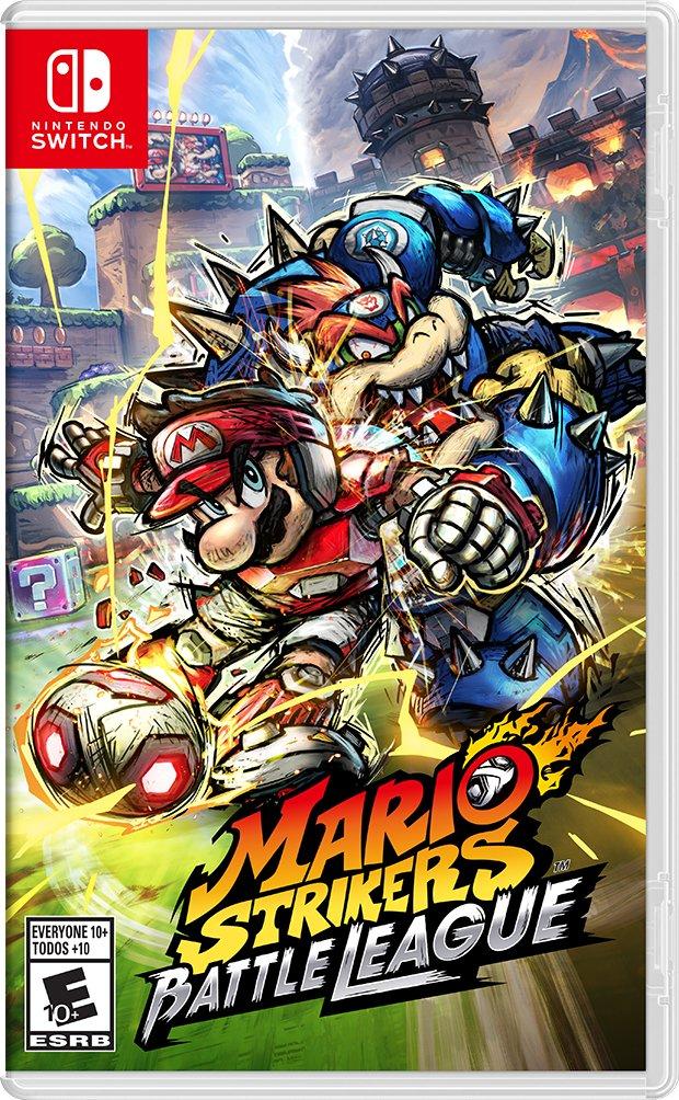 Mario Strikers: Battle League Nintendo Switch game artwork.