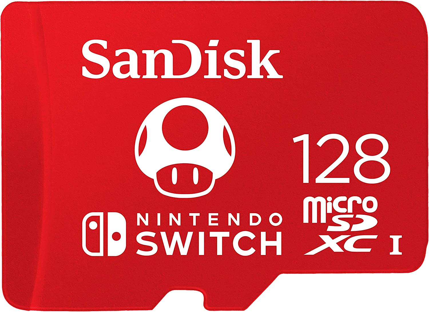 Carte microSD de 128 Go sous licence pour la Nintendo Switch.