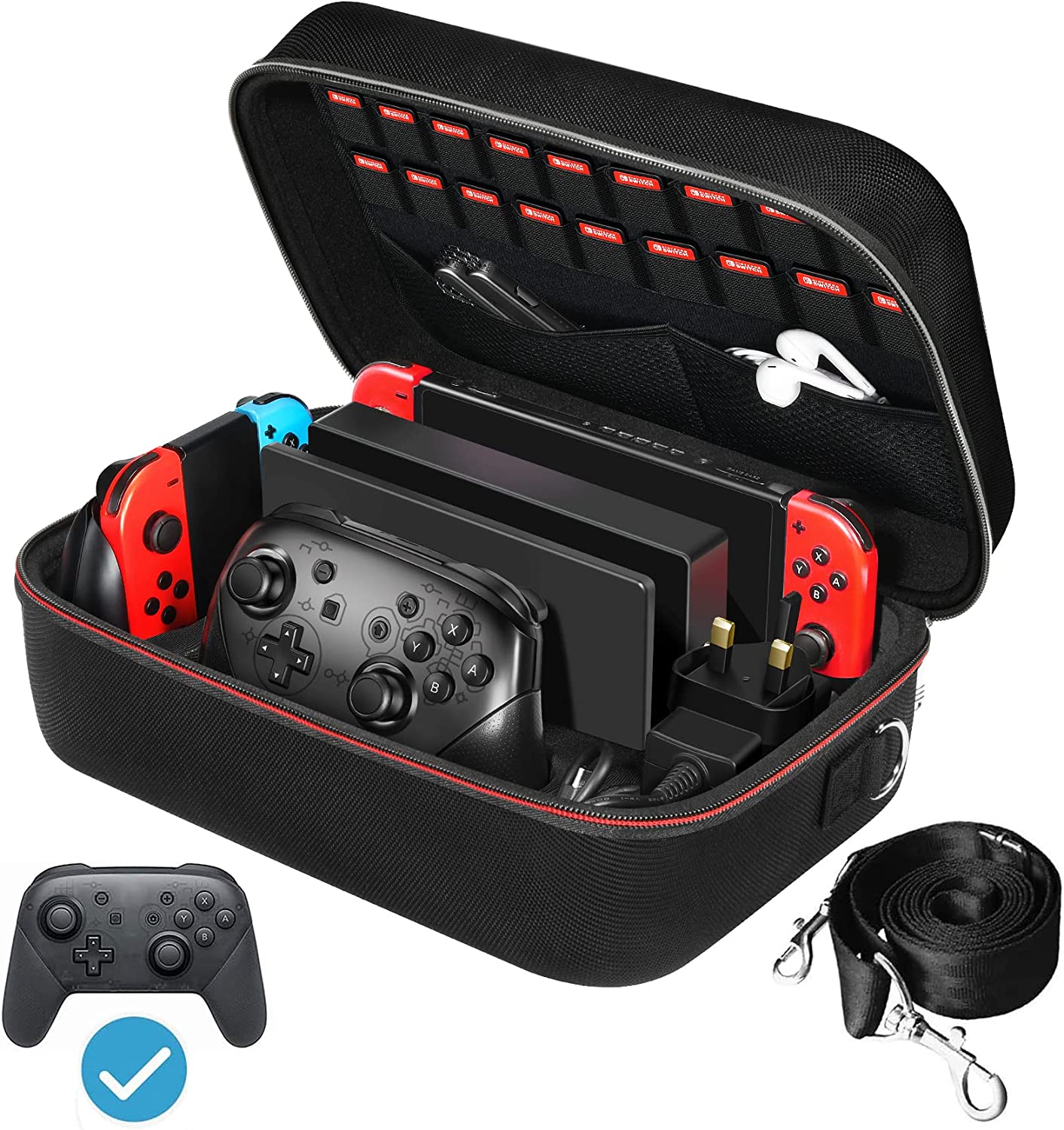 iVoler Carrying Storage Case for Nintendo Switch.