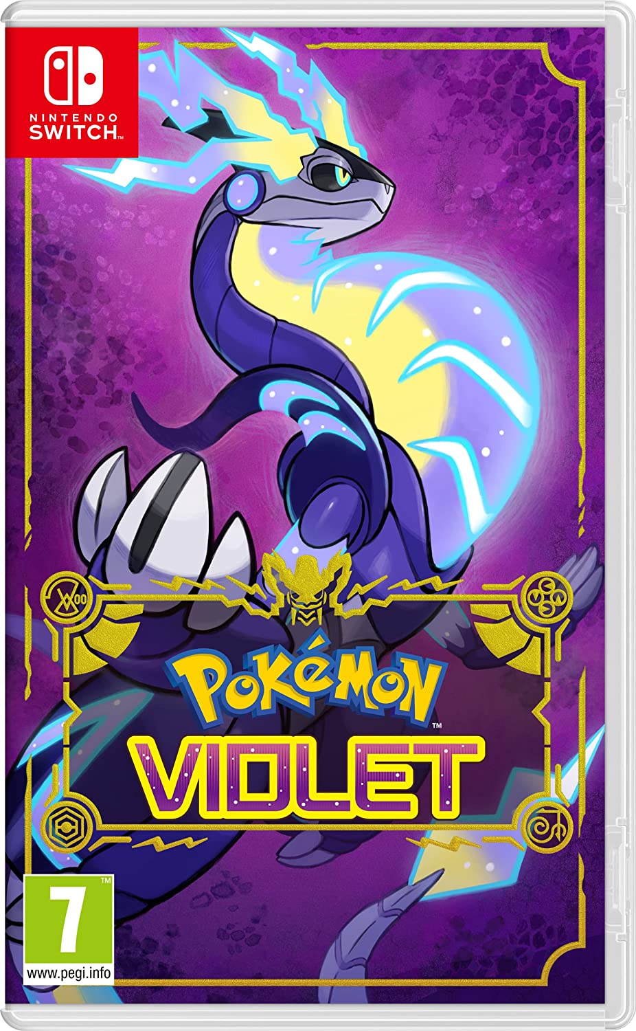 Pokémon Violet game artwork for Nintendo Switch.