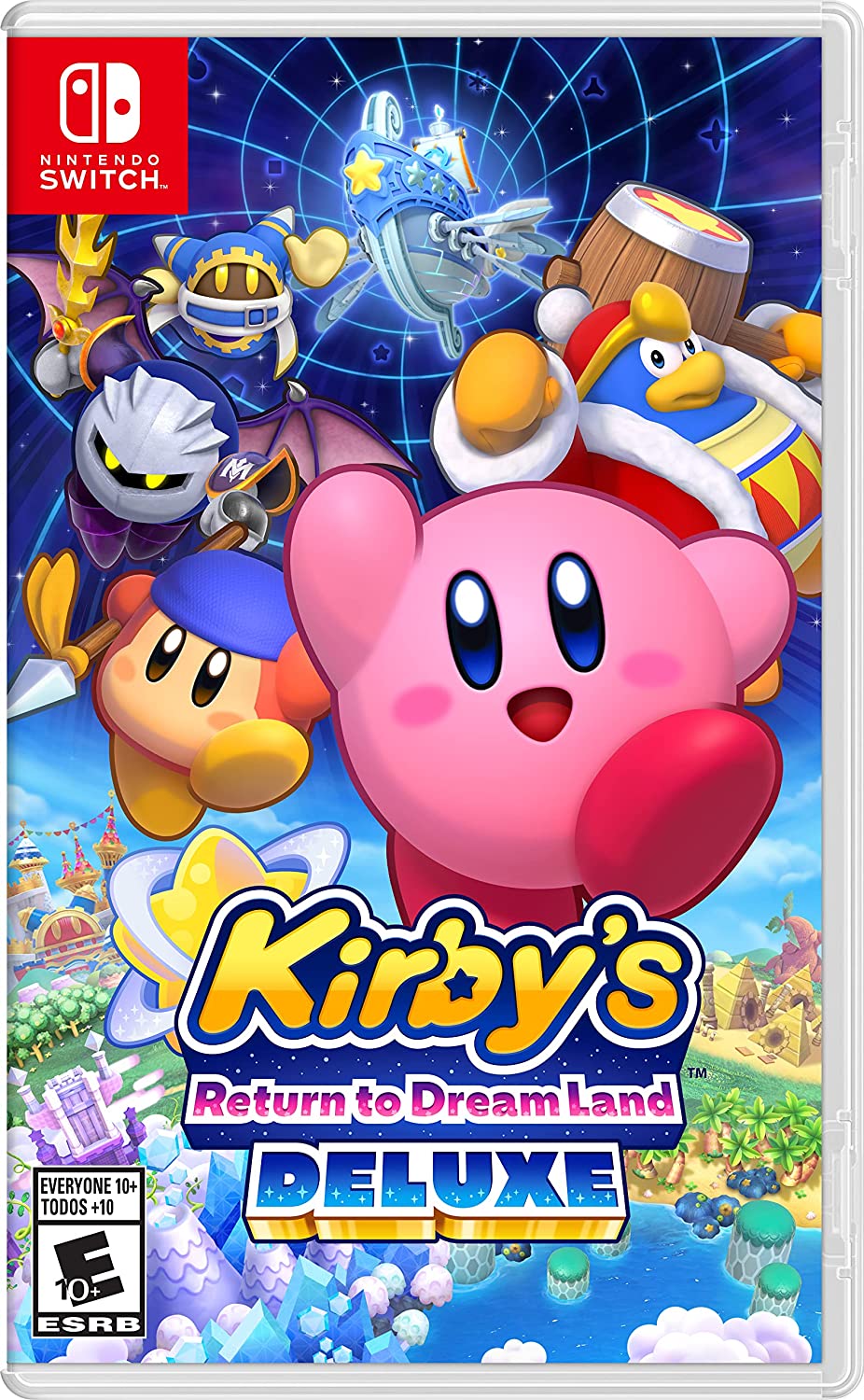 Kirby's Return to Dream Land Deluxe game artwork.