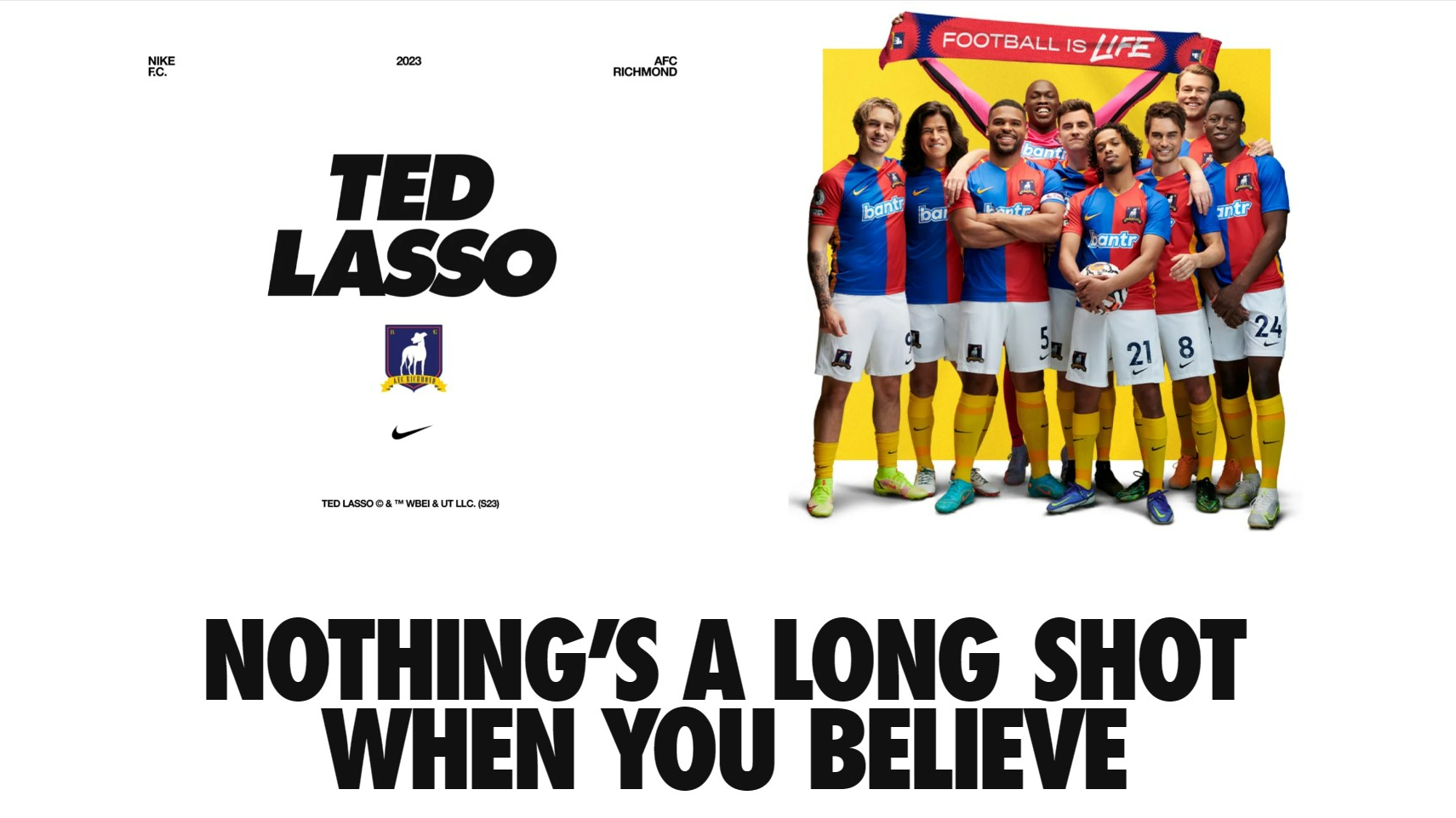 ted lasso collaboration nike