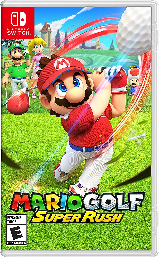 Illustration de Mario Golf: Super Rush pour Nintendo Switch.