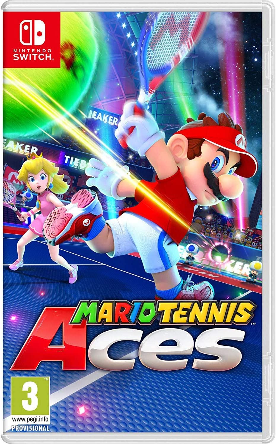 Illustration de Mario Tennis Aces sur Nintendo Switch.