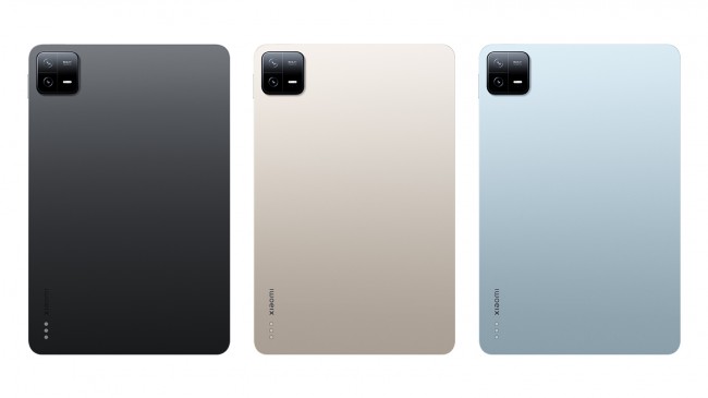 Xiaomi Pad 6 Pro dans ses trois couleurs