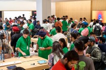 Ouverture d'un magasin Apple Saket à New Delhi