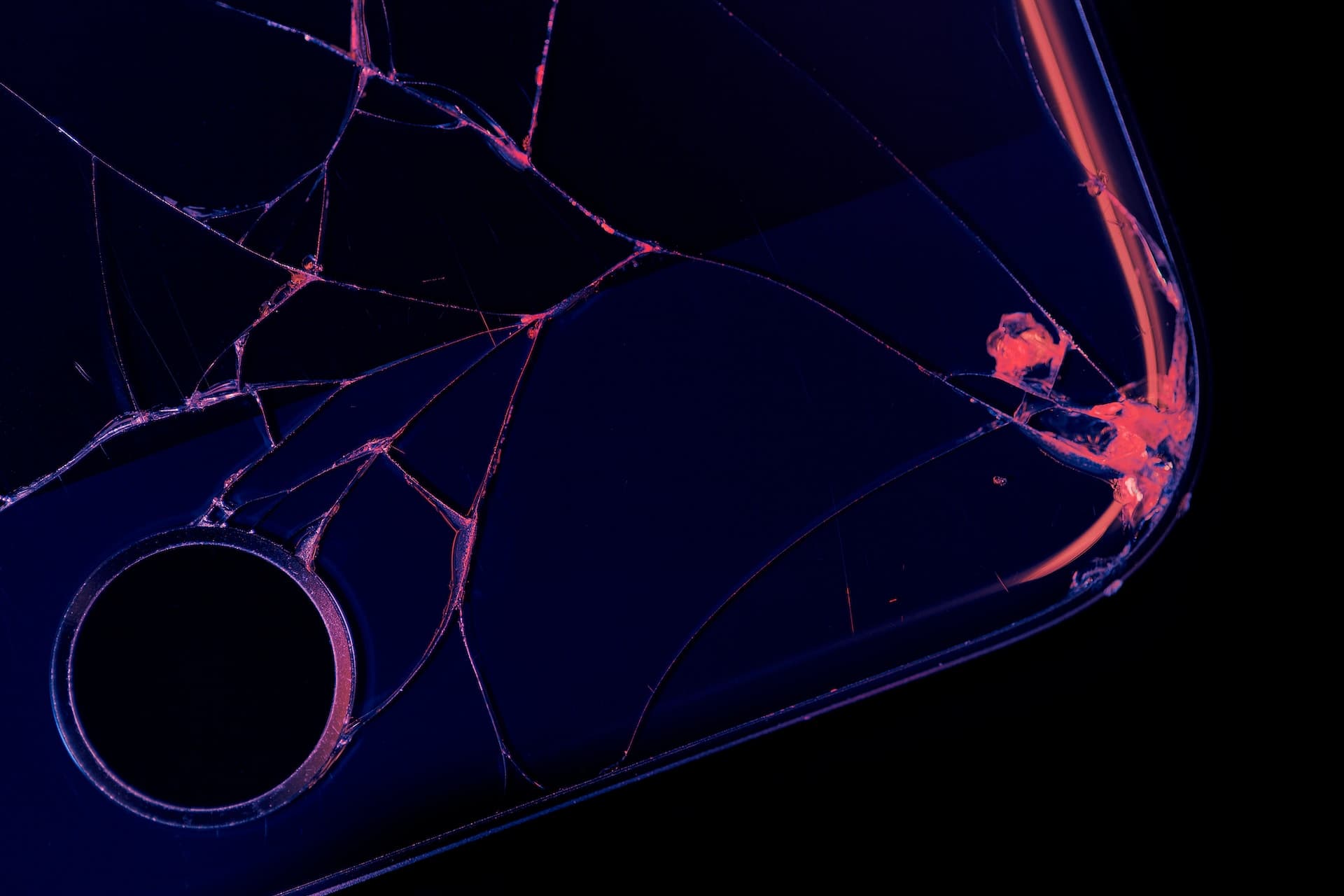 iPhone avec écran cassé