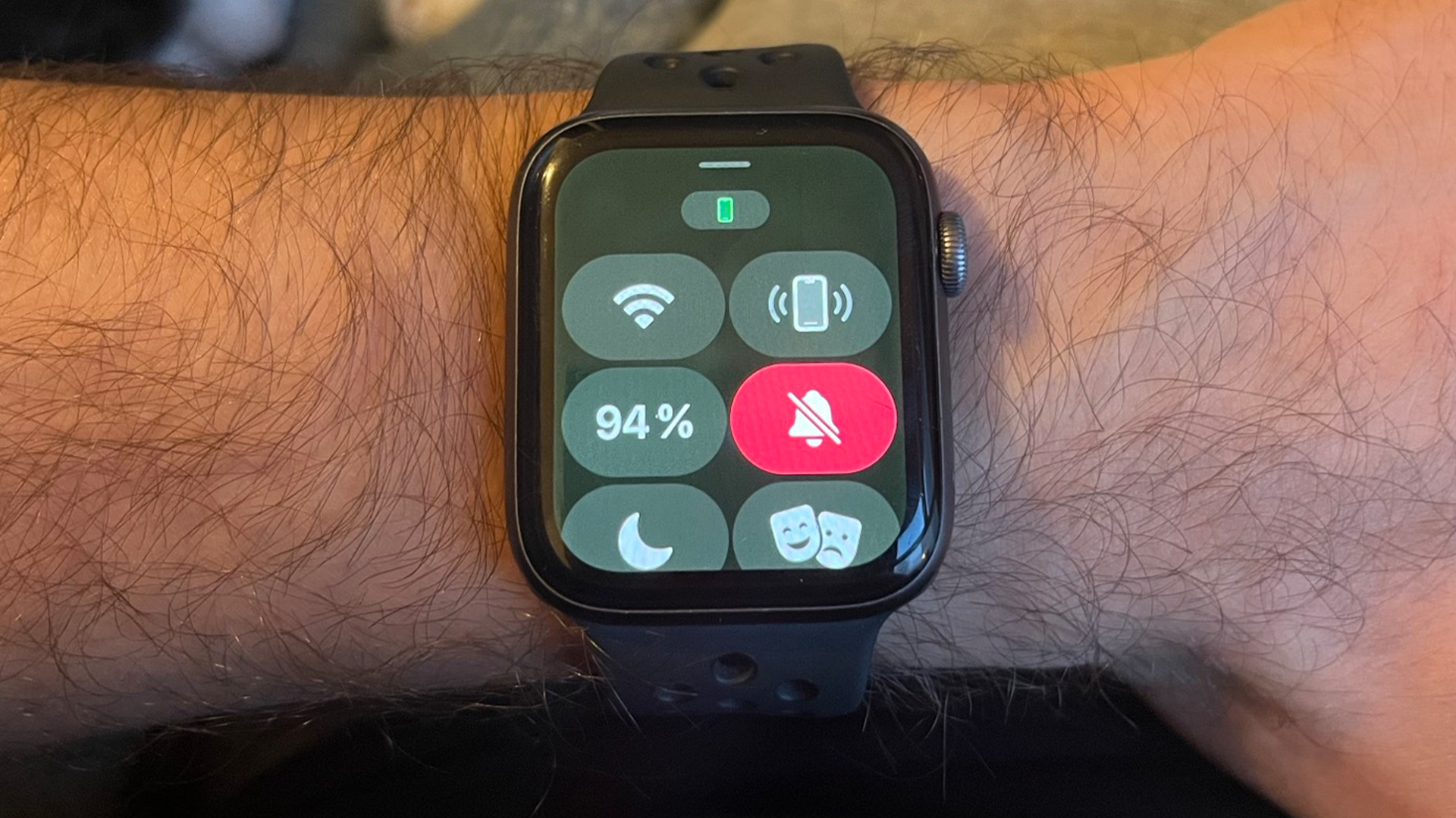 Apple Watch teinte verte