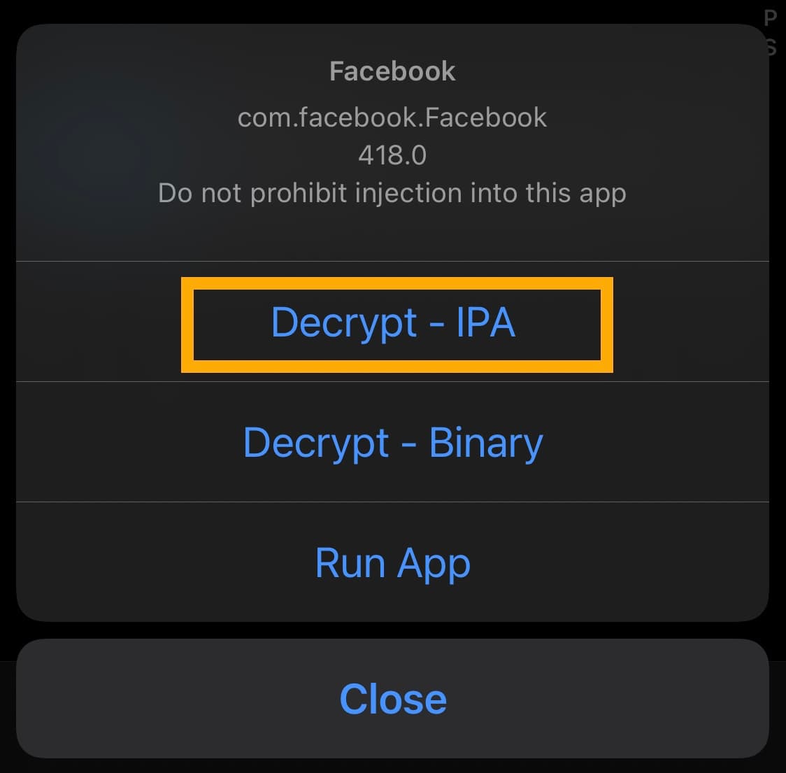 Decrypt IPA.