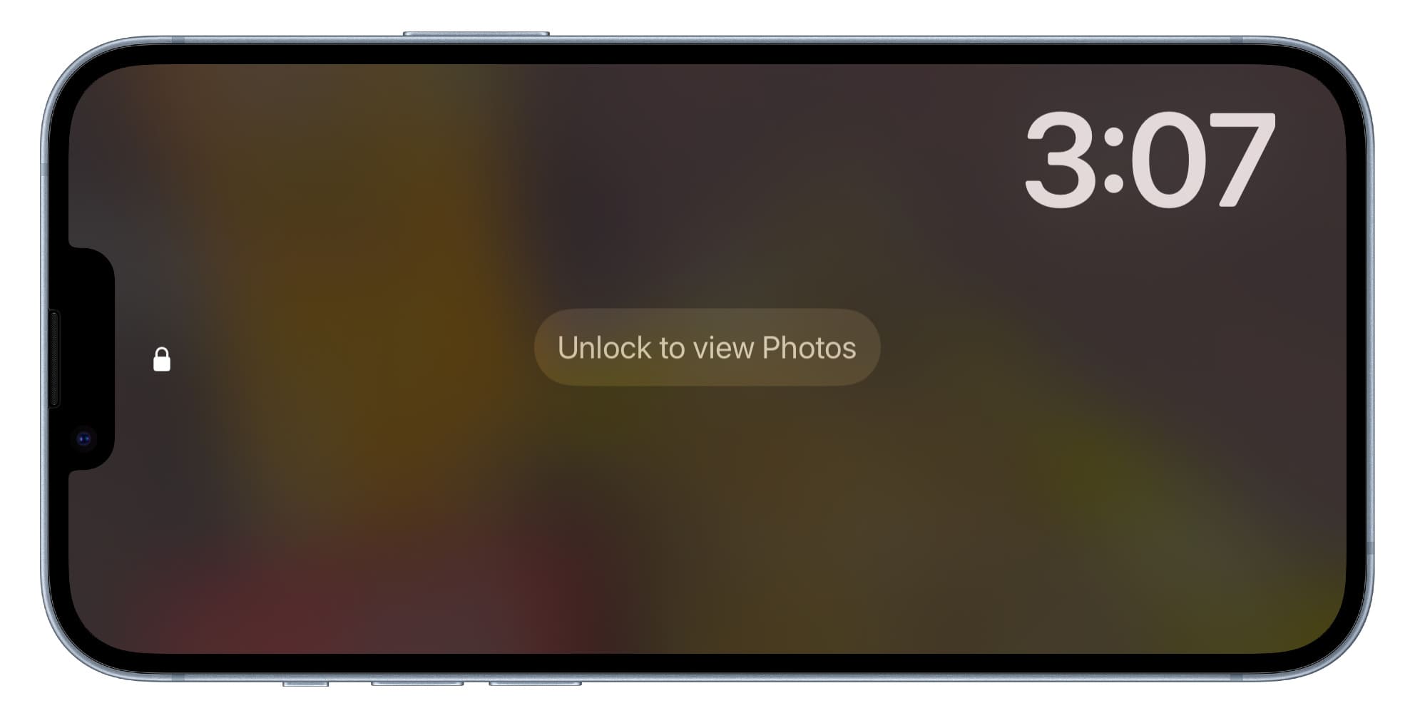 Unlock to view photos during StandBy on iPhone