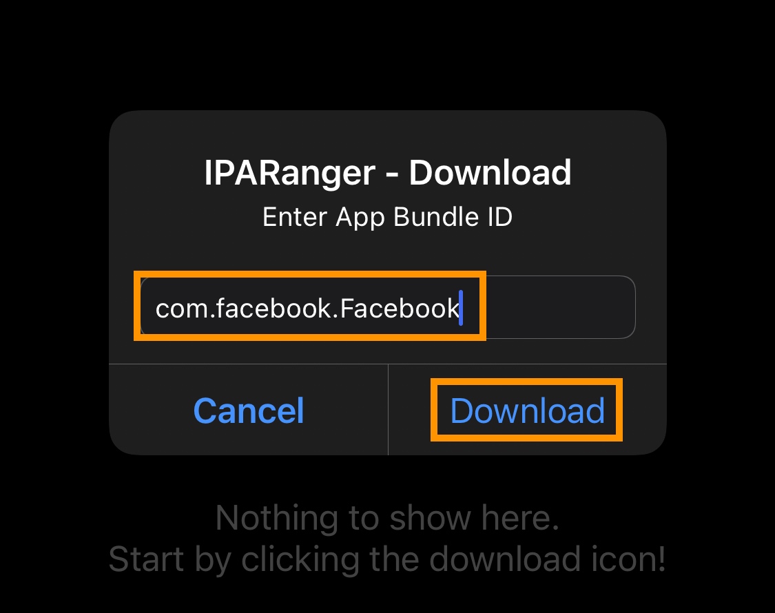 IPA Ranger bundle ID Download.