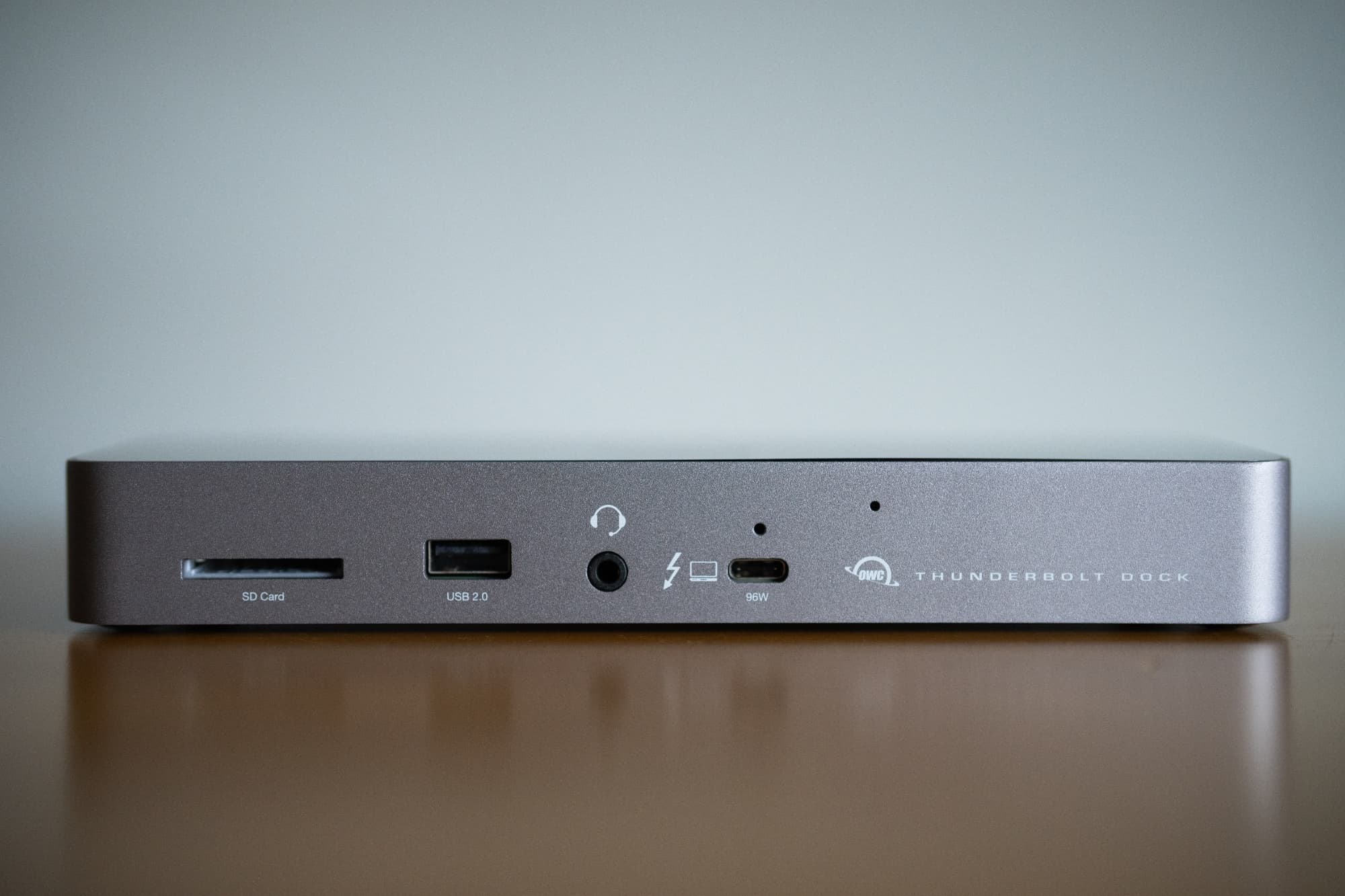 OWC Thunderbolt 4 Dock front.