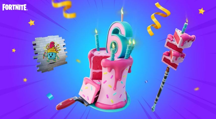 Fortnite's 6th Birthday Free Rewards 2023