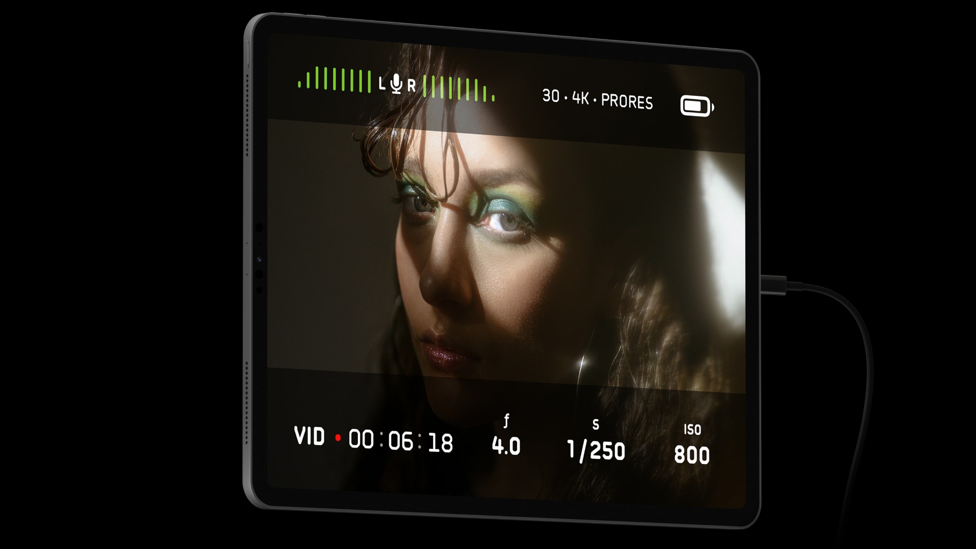Monitoring eternal video capture with the Orion iPad app