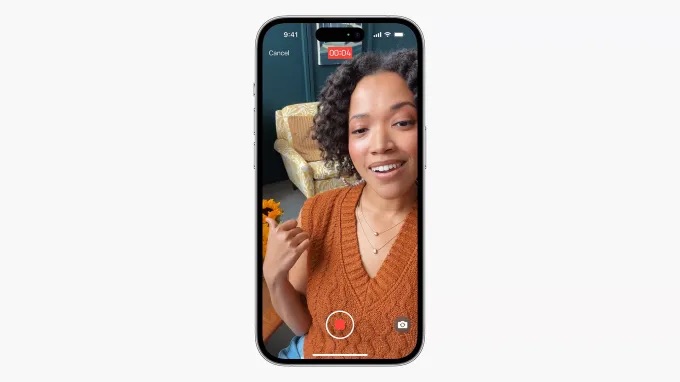 Apple's video voicemail feature in FaceTime.