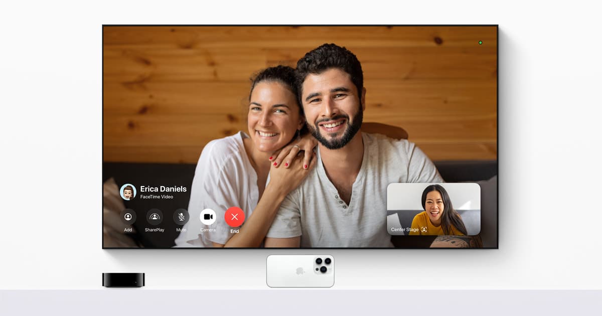 Using iPhone with Apple TV for FaceTime